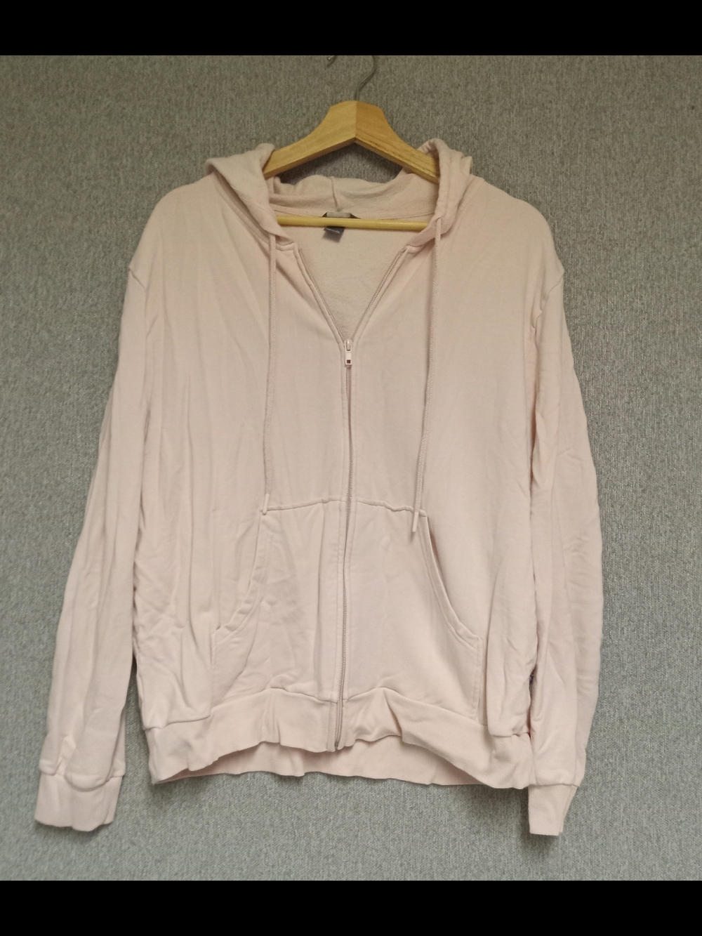 Eddie Bauer Pale Pink Zip-Up Hoodie Jacket